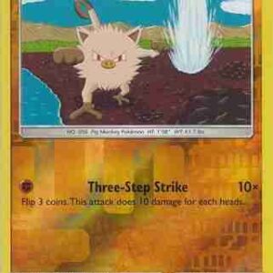 Crimson Invasion - 050/111 - Mankey - Reverse Holo