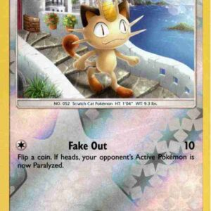 Burning Shadows - 101/147 - Meowth - Reverse Holo