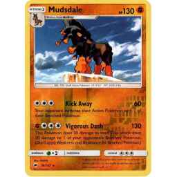 Burning Shadows - 078/147 - Mudsdale - Reverse Holo