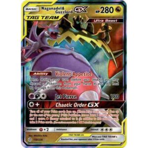 Cosmic Eclipse - 158/236 - Naganadel & Guzzlord GX