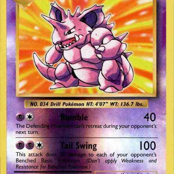 Evolutions - 045/108 - Nidoking - Reverse Holo
