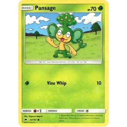 Burning Shadows - 012/147 - Pansage - Reverse Holo