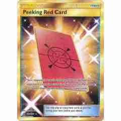 Ultra Prism - 169/156 - Peeking Red Card