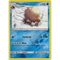Crimson Invasion - 020/111 - Piloswine - Reverse Holo