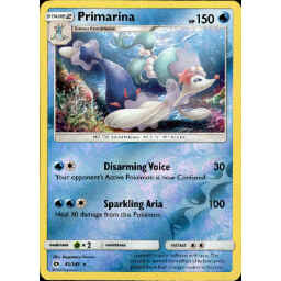 Sun & Moon - 041/149 - Primarina - Reverse Holo