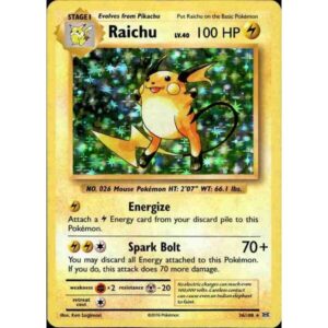 Evolutions - 036/108 - Raichu - Holo Rare