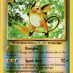 Evolutions - 036/108 - Raichu - Reverse Holo