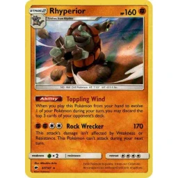 Burning Shadows - 067/147 - Rhyperior - Holo Rare
