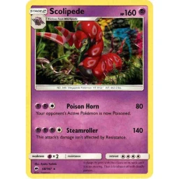 Burning Shadows - 058/147 - Scolipede - Reverse Holo