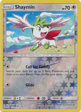 Ultra Prism - 111/156 - Shaymin - Reverse Holo