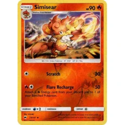 Burning Shadows - 023/147 - Simisear - Reverse Holo