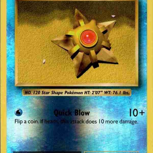 Evolutions - 030/108 - Staryu - Reverse Holo
