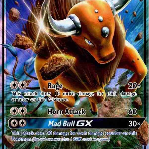Sun & Moon - 100/149 - Tauros GX