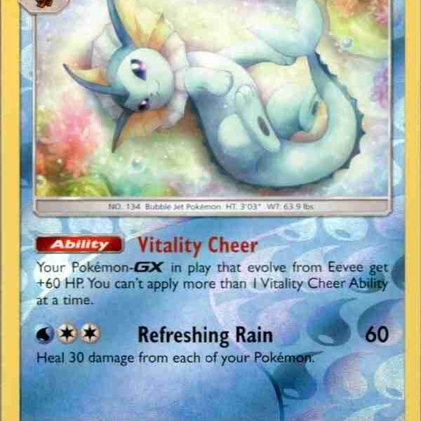 Cosmic Eclipse - 042/236 - Vaporeon - Reverse Holo