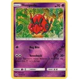 Burning Shadows - 056/147 - Venipede - Reverse Holo