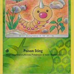 Crimson Invasion - 001/111 - Weedle - Reverse Holo