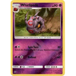 Burning Shadows - 057/147 - Whirlipede - Reverse Holo