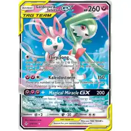 Unbroken Bonds - 130/214 - Gardevoir & Sylveon GX