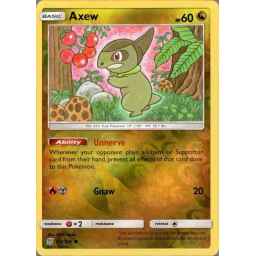 Unified Minds - 154/236 - Axew - Reverse Holo