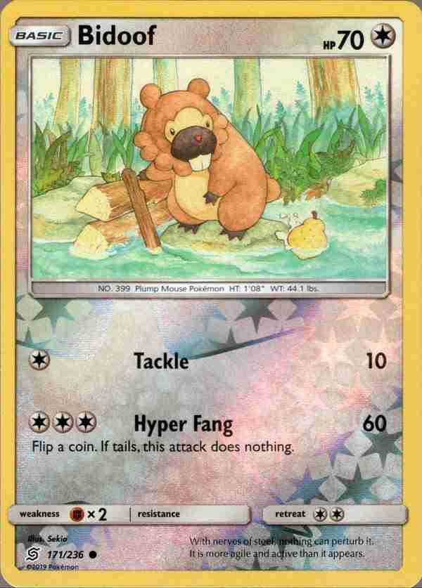 Unified Minds - 171/236 - Bidoof - Reverse Holo