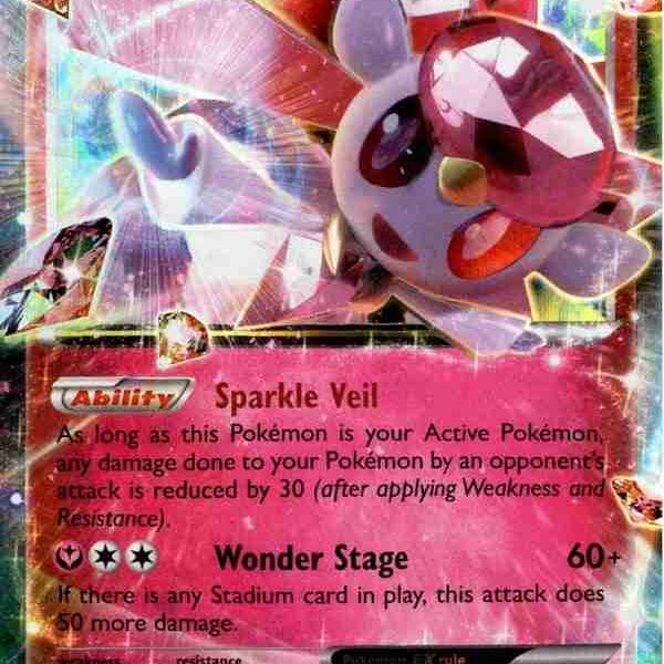 Fates Collide - 072/124 - Diancie EX (lightly played)