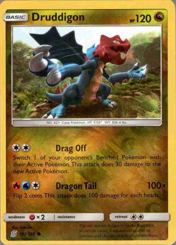 Unified Minds - 157/236 - Druddigon - Reverse Holo