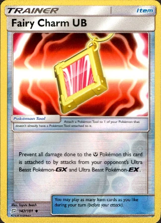Team Up - 142/181 - Fairy Charm UB - Reverse Holo