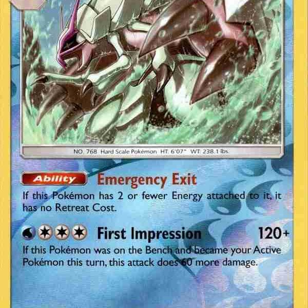 Unified Minds - 051/236 - Golisopod - Reverse Holo