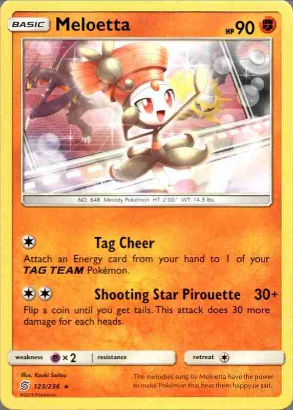 Unified Minds - 123/236 - Meloetta - Rare