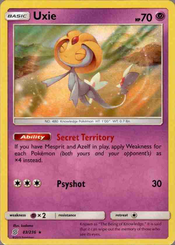 Unified Minds - 083/236 - Uxie - Holo Rare
