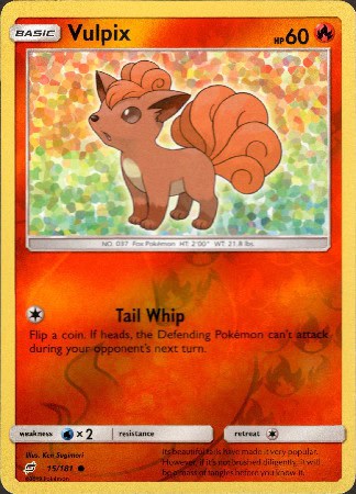 Team Up - 015/181 - Vulpix - Reverse Holo
