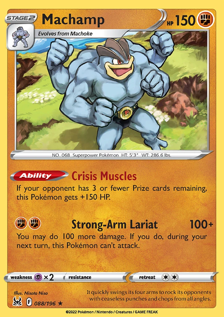 Lost Origin - 088/196 - Machamp - Reverse Holo
