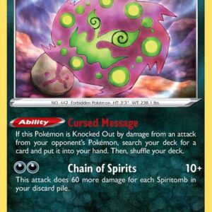 Lost Origin - 117/196 - Spiritomb - Reverse Holo