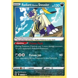 Lost Origin - 123/196 - Radiant Hisuian Sneasler