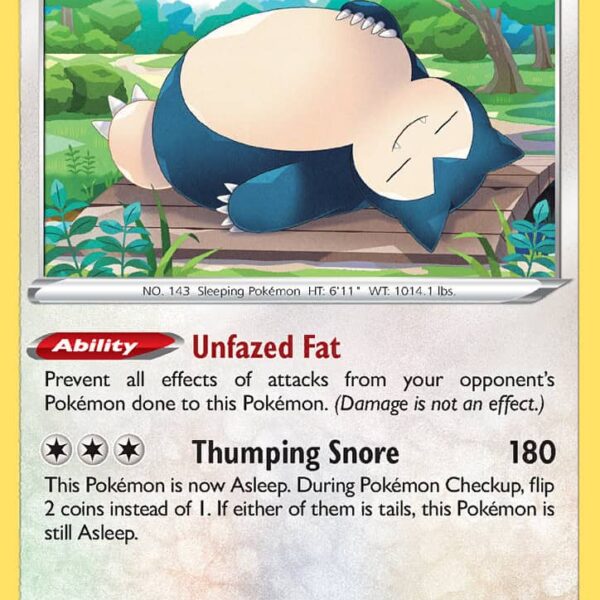 Lost Origin - 143/196 - Snorlax - Reverse Holo