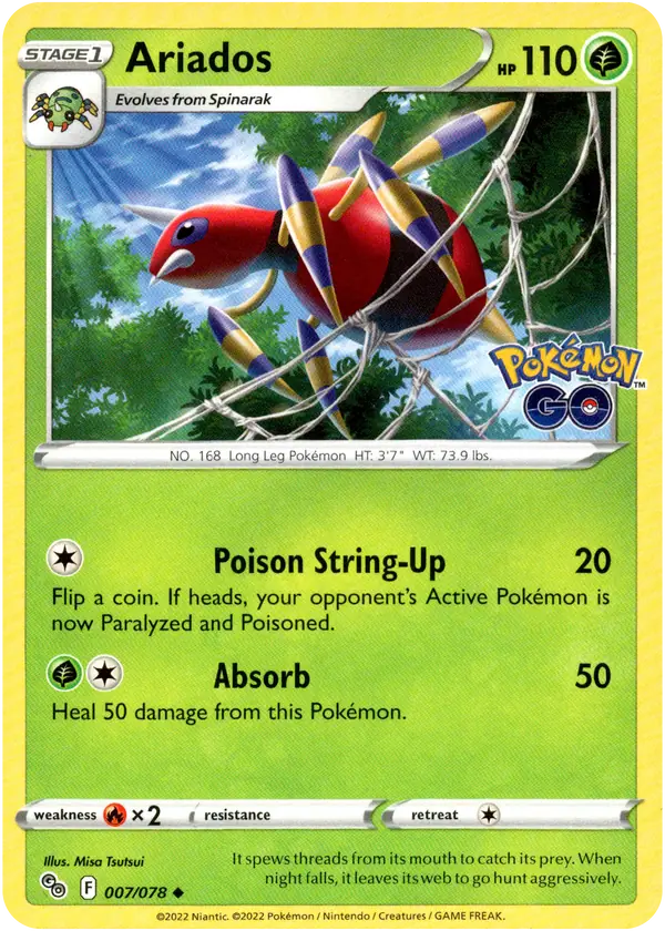 Pokemon Go - 007/078 - Ariados