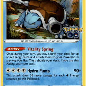 Pokemon Go - 017/078 - Blastoise - Holo Rare