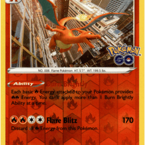 Pokemon Go - 010/078 - Charizard - Reverse Holo