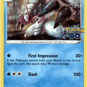 Pokemon Go - 026/078 - Golisopod - Holo Rare
