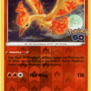 Pokemon Go - 012/078 - Moltres - Reverse Holo