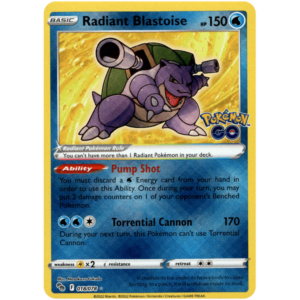 Pokemon Go - 018/078 - Radiant Blastoise