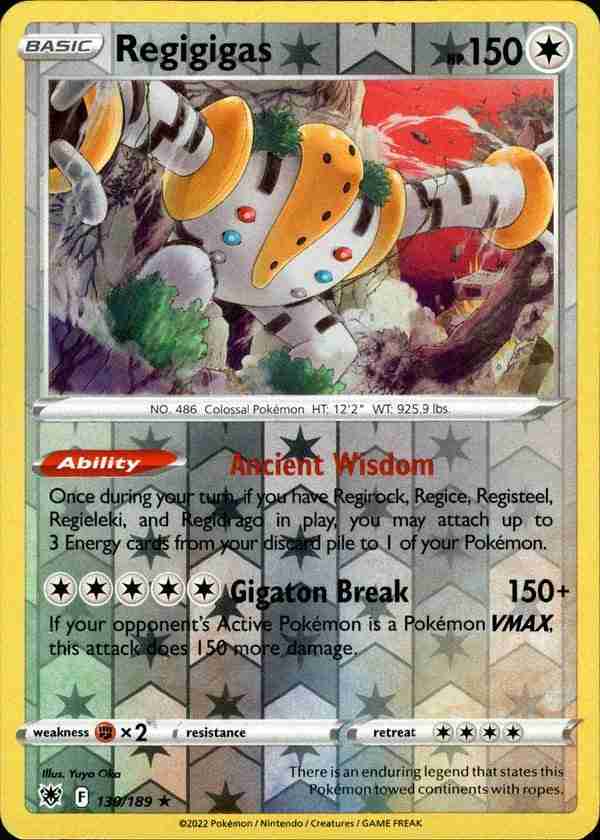 Astral Radiance - 130/189 - Regigigas - Reverse Holo
