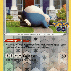 Pokemon Go - 055/078 - Snorlax - Reverse Holo