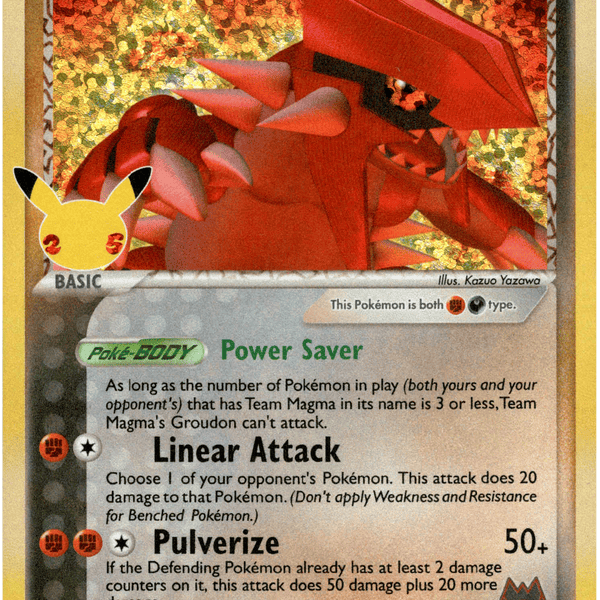 Celebrations - 09 - Team Magma's Groudon
