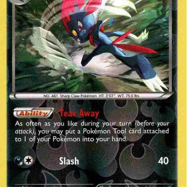 Steam Siege - 061/114 - Weavile - Reverse Holo