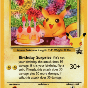Celebrations - 24 - Birthday Pikachu