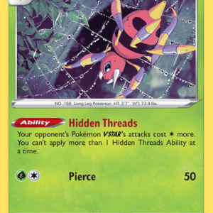 Silver Tempest - 004/195 - Ariados - Reverse Holo