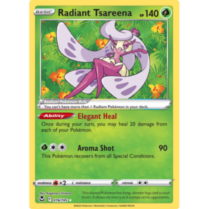 Silver Tempest - 016/195 - Radiant Tsareena