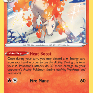 Silver Tempest - 022/195 - Rapidash - Reverse Holo
