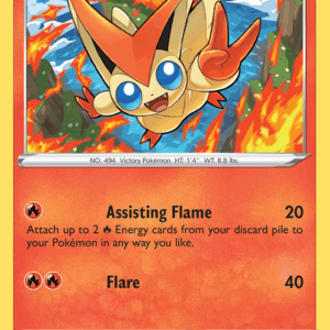 Silver Tempest - 023/195 - Victini - Reverse Holo